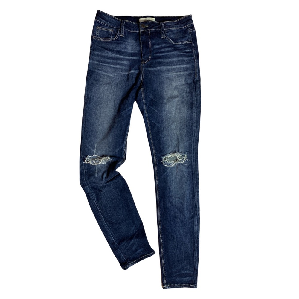 Daytrip refined lynx high rise skinny distressed jeans size 30